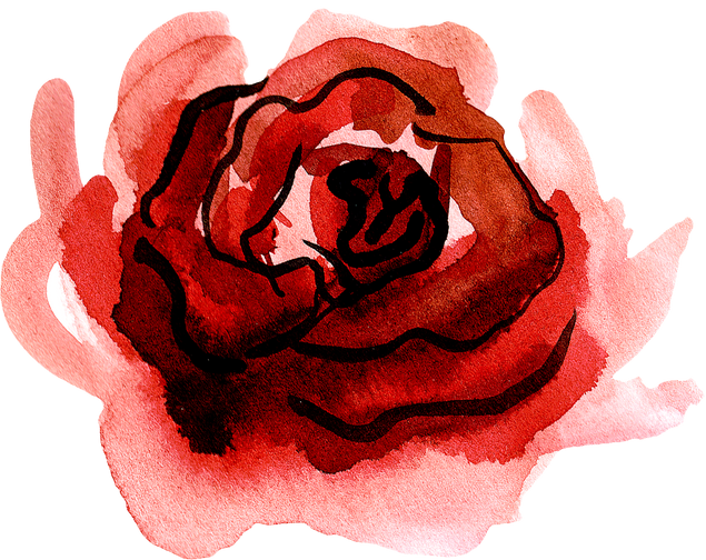 Red Rose Cutout